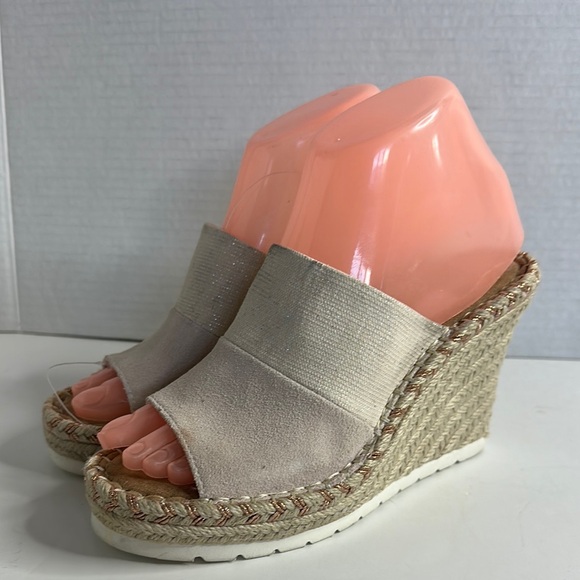 Toms Shoes - TOMS Women's, Monica Beige Espadrille Wedge Sandals